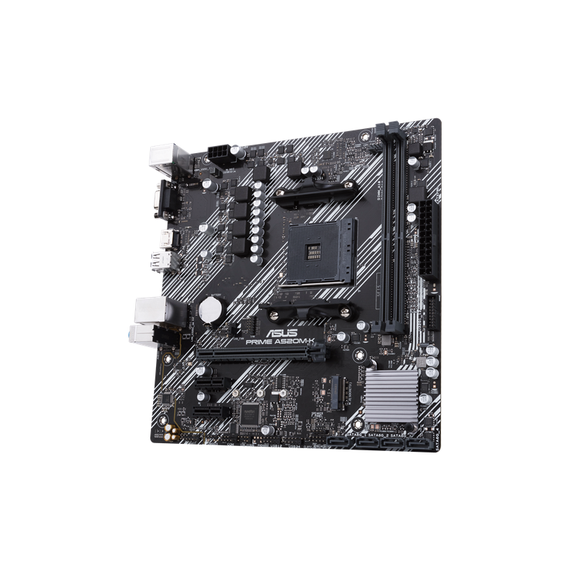 Материнская плата ASUS PRIME A520M-K, AM4, AMD A520, Micro-ATX, DDR4, фото 6