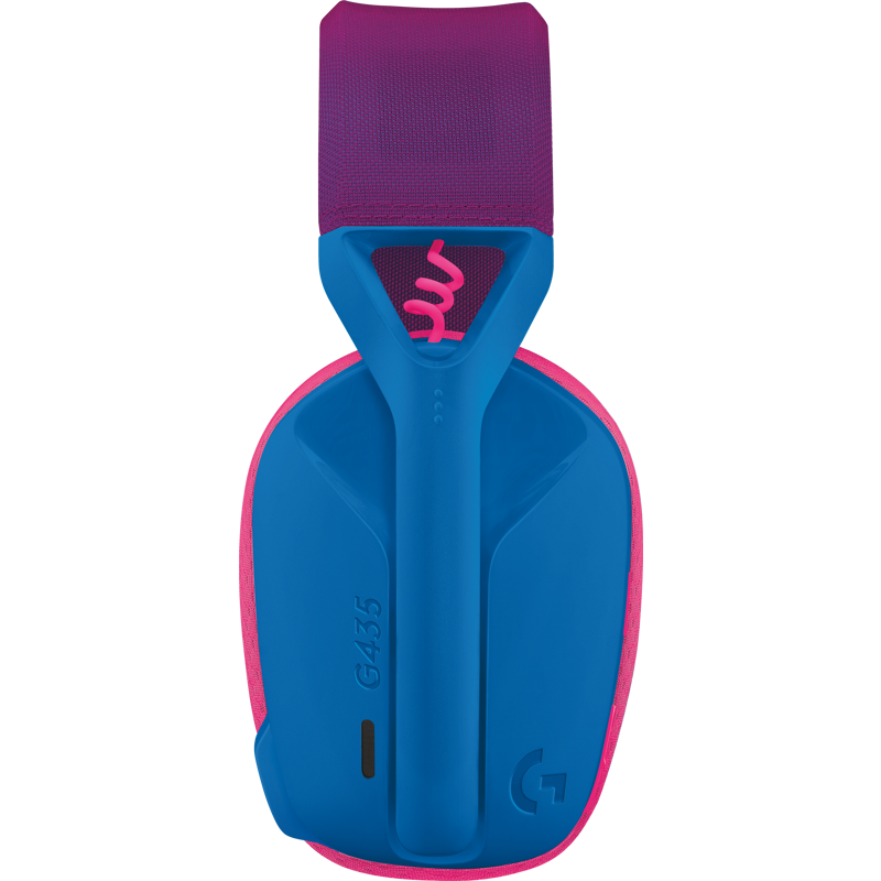 Гарнитура Logitech G435 LIGHTSPEED BLUE, радиоканал, Bluetooth 5.0, полноразмерные, голубой, для геймеров, фото 5
