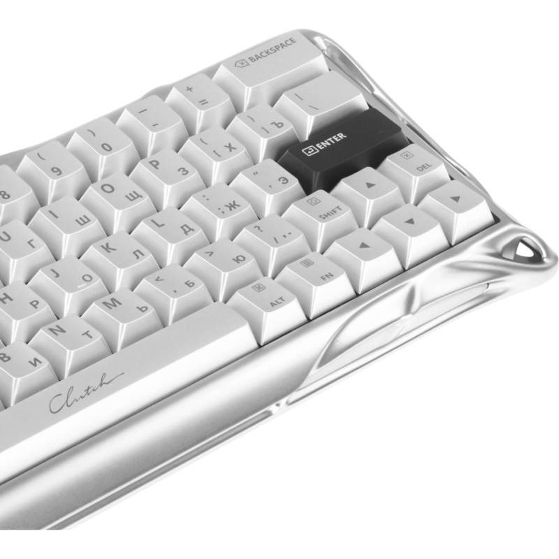 Клавиатура Gravastar Mercury V60Pro XTAL SLV RU, белый, фото 4