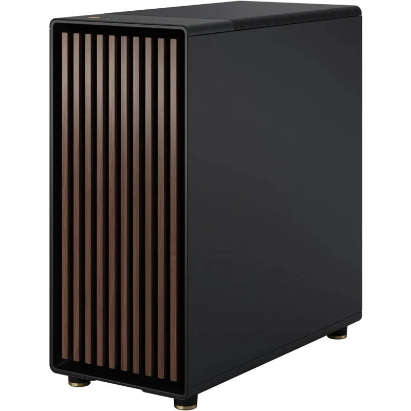 Корпус для ПК Fractal Design North, Midi Tower, чёрный, под ATX, mATX, Mini-ITX, фото 4