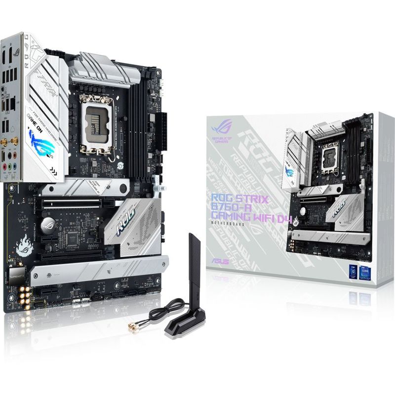 Материнская плата ASUS ROG STRIX B760-A WIFI, LGA1700, Intel B760, ATX, DDR5, фото 2