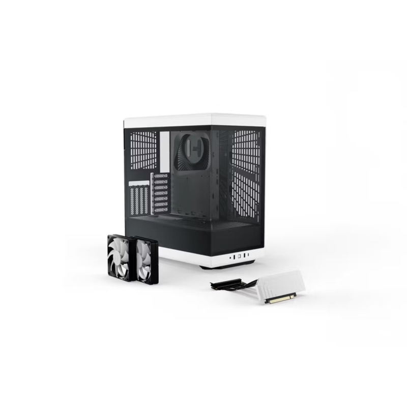 Корпус для ПК Hyte Y40, Midi Tower, белый, чёрный, под ATX, mATX, Mini-ITX, фото 7