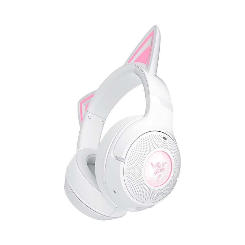 Гарнитура Razer Kraken Kitty V2 BT, Bluetooth 5.2, полноразмерные, белый, микрофон встроенный, фото 3