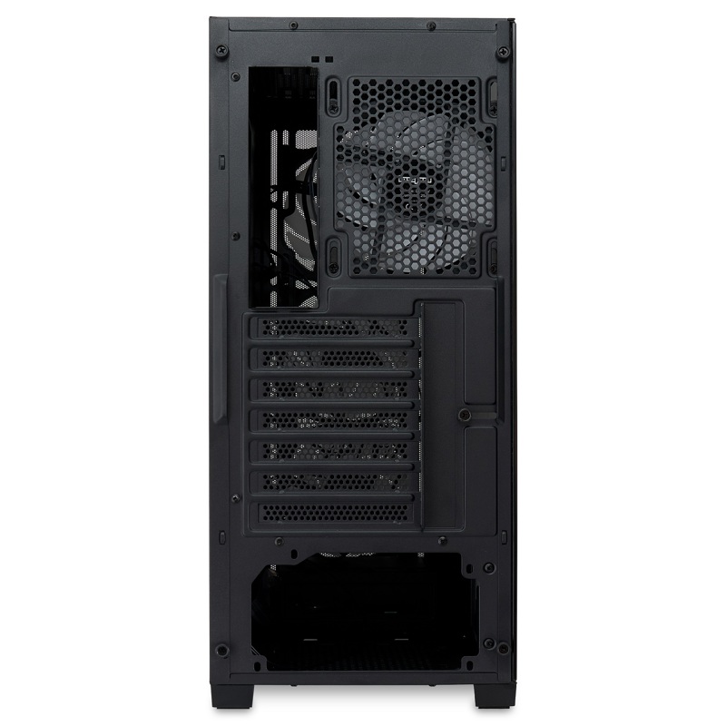 Корпус для ПК Hspd M521, Midi Tower, чёрный, под ATX, mATX, Mini-ITX, материал закалённое стекло, сталь, фото 16