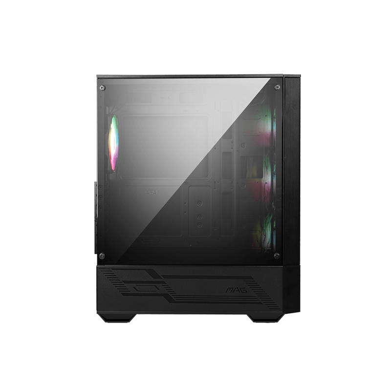 Корпус для ПК MSI MAG FORGE 112R, Midi Tower, чёрный, под ATX, mATX, Mini-ITX, подсветка ARGB, фото 3