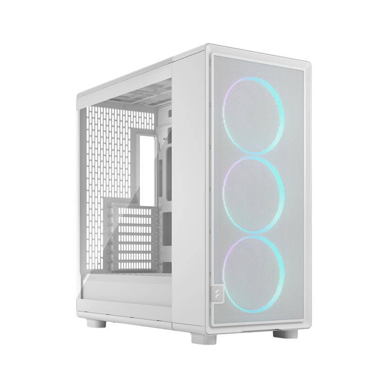 Корпус для ПК Fractal Design Epoch XL TG RGB Clear Tint, Full Tower, белый, подсветка ARGB