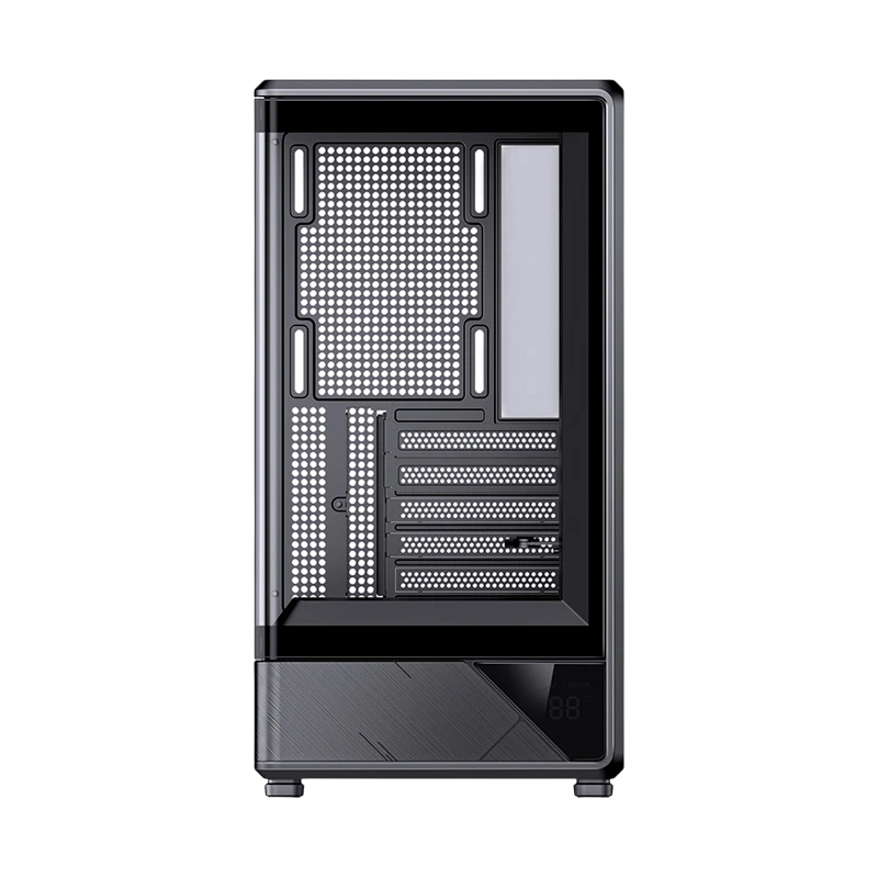 Корпус для ПК Jonsbo D200, Mini Tower, чёрный, под mATX, Mini-ITX, материал закалённое стекло, сталь, фото 32