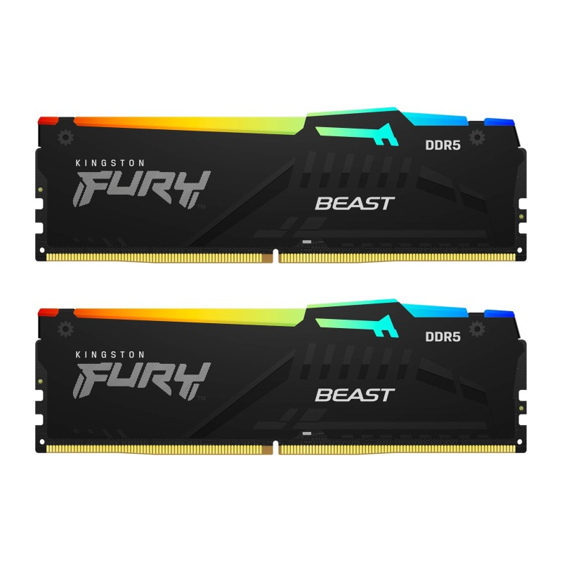 Оперативная память Kingston KF560C36BBEAK2-16, 16 ГБ (2x8 ГБ), DDR5, 6000 МГц, DIMM, PC5-48000, CL36