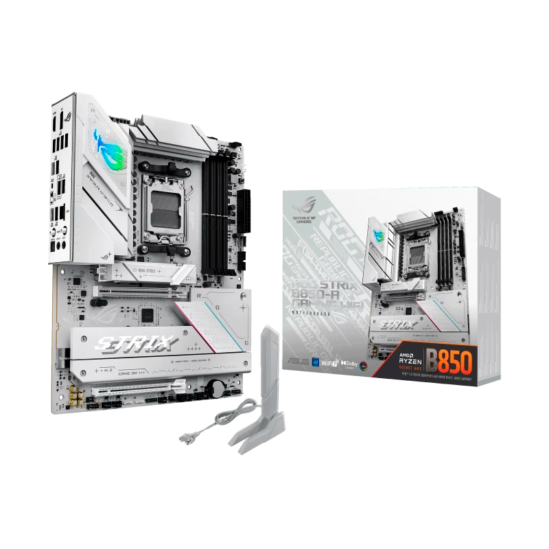 Материнская плата ASUS ROG STRIX B850-A WIFI, AM5, AMD B850, ATX, DDR5
