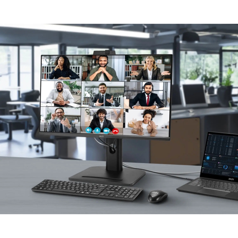 Монитор MSI PRO MP275QPDG, 27 дюймов, 2560x1440, 100 Гц, IPS, чёрный, формат 16:9, фото 8