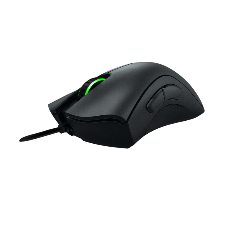 Мышь Razer DeathAdder Essential, проводное подключение, USB-A, 6400 dpi, чёрный, подсветка