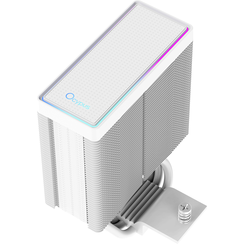 Кулер для процессора Ocypus Gamma A40 WH ARGB, AM5, до 200 Вт, вентилятор 100 мм, шум 29.5 дБА, фото 6