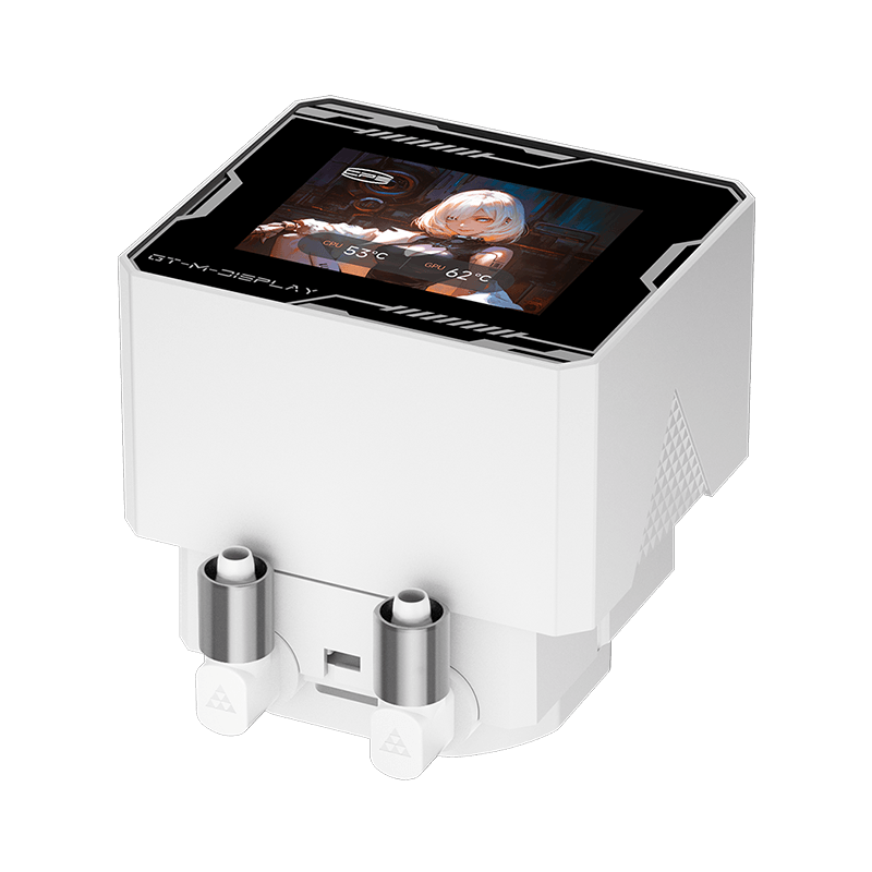 Система жидкостного охлаждения PcCooler GT360M ARGB Display WH, вентилятор 120 мм, шум 33.7 дБА, фото 4