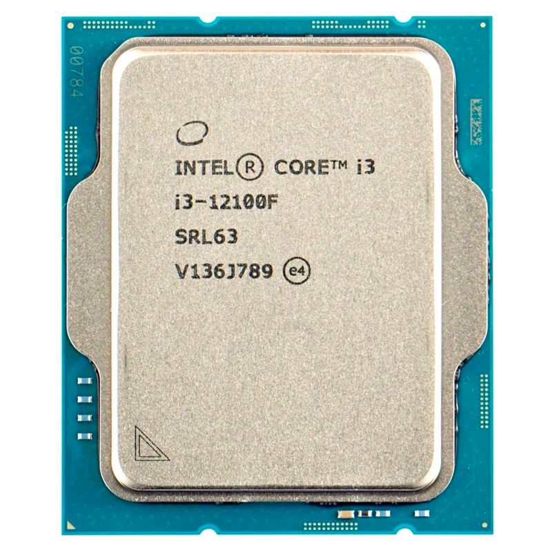 Процессор Intel Core i3-12100F, LGA1700, 4C/8T, 4.3 ГГц, OEM, фото 2