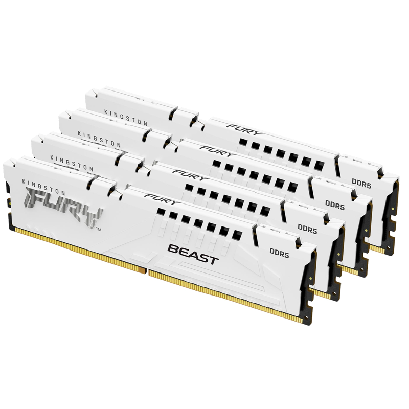 Оперативная память Kingston KF552C40BWK4-128, 128 ГБ (4x32 ГБ), DDR5, 5200 МГц, DIMM, PC5-41600, CL40