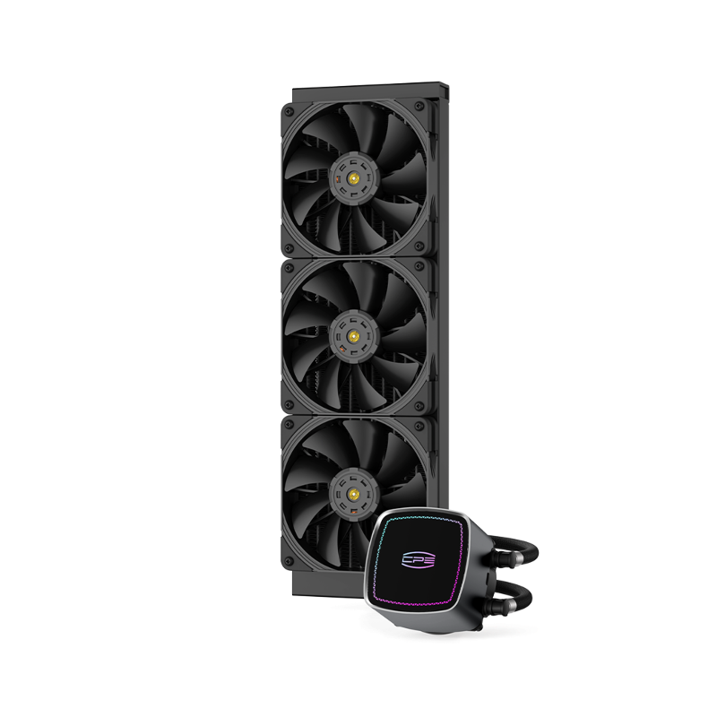 Система жидкостного охлаждения PcCooler DE360 BK, вентилятор 120 мм, шум 33.8 дБА, AM5, фото 2