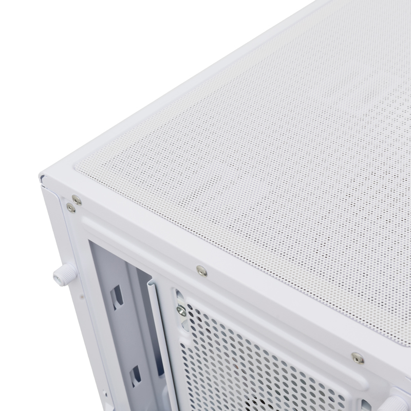 Корпус для ПК Hspd F510, Midi Tower, белый, под ATX, mATX, mITX, материал закалённое стекло, сталь, фото 10