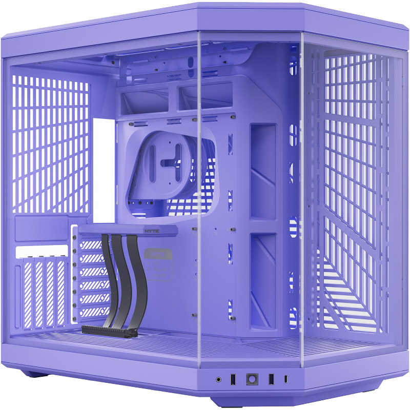 Корпус для ПК Hyte Y70, Midi Tower, фиолетовый, под ATX, E-ATX, mATX, mITX