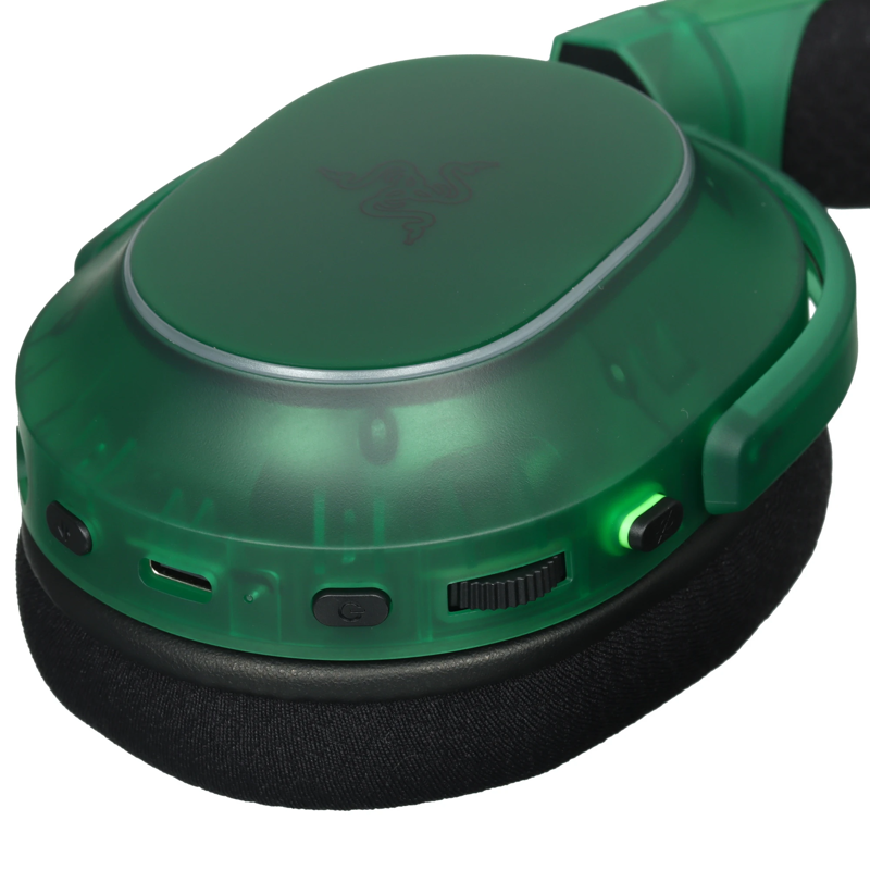 Гарнитура Razer Barracuda X Chroma - Phantom Green, радиоканал, Bluetooth 5.3, зелёный, фото 8