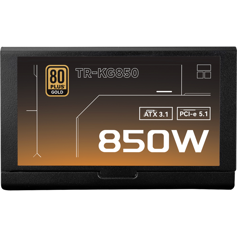 Блок питания Thermalright TR-KG850, 850 Вт, 80 PLUS Gold, ATX, активный PFC, вентилятор 120x120 мм
