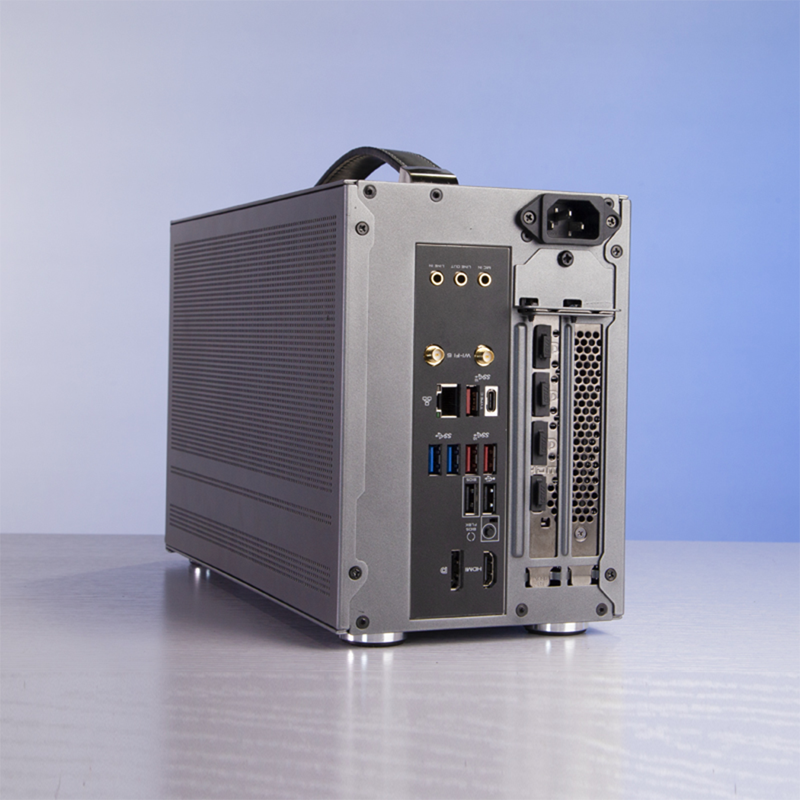 Корпус для ПК PcCooler I100 PRO MESH GY, Slim-Desktop mITX, серый, под Mini-ITX, материал сталь, фото 15