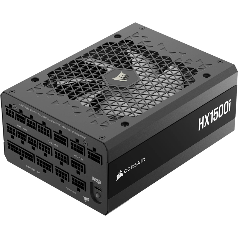 Блок питания Corsair HX1500i, 1500 Вт, 80 PLUS Platinum, ATX, активный PFC, вентилятор 140x140 мм, фото 3