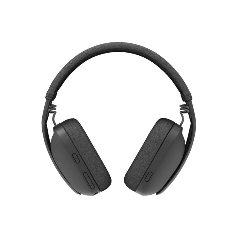 Гарнитура Logitech ZONE Vibe 100 - GRAPHITE, Bluetooth 5.2, полноразмерные, серый, микрофон поворотный, фото 3