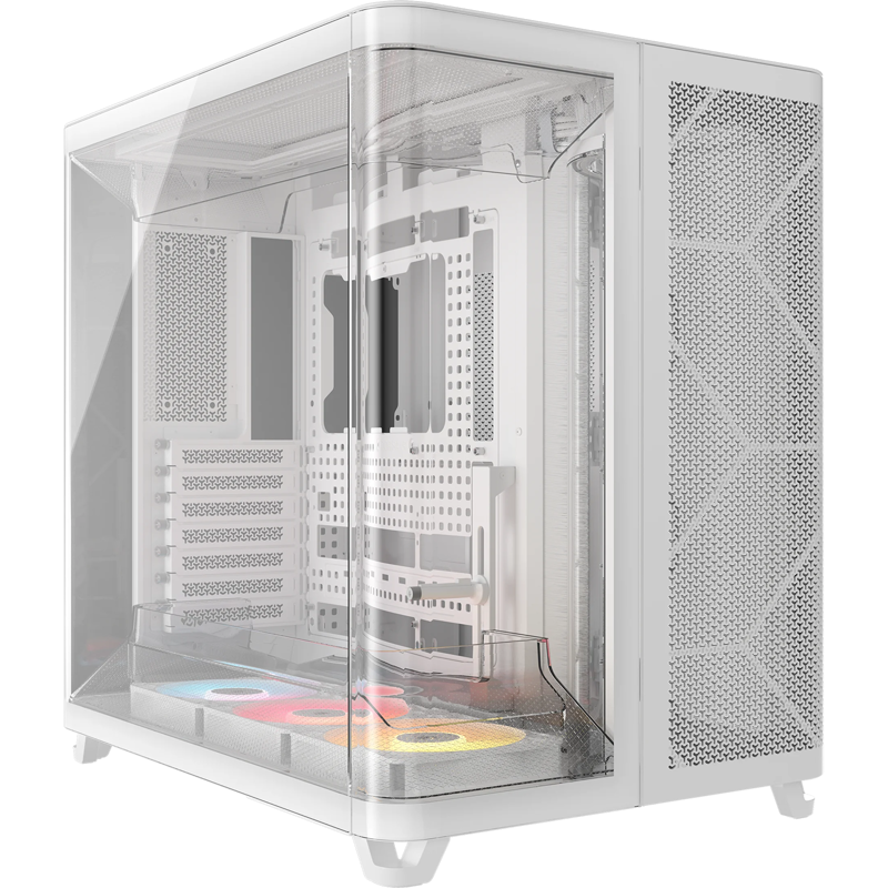 Корпус для ПК Corsair AIR 5400 RS-R ARGB, Midi Tower, белый, под ATX, E-ATX, mATX, Mini-ITX
