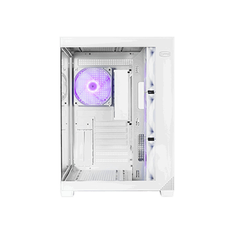 Корпус для ПК PcCooler C3T700 ARGB WH, Midi Tower, белый, под ATX, mATX, Mini-ITX, подсветка ARGB, фото 8