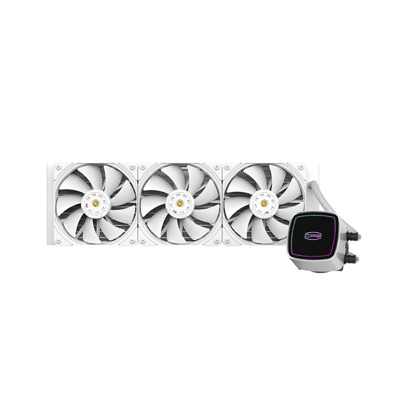 Система жидкостного охлаждения PcCooler DE360 WH, вентилятор 120 мм, шум 33.8 дБА, AM5