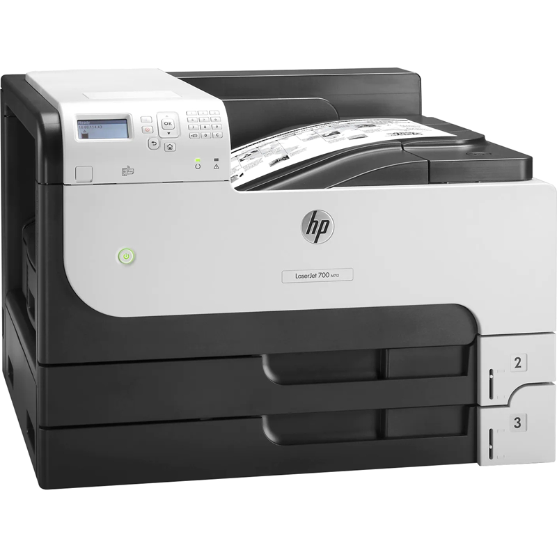 Принтер лазерный HP LaserJet Enterprise 700 M712dn, A3, 41 стр./мин, двусторонняя печать, USB, LAN, фото 3