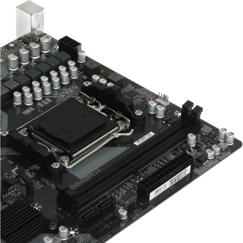 Материнская плата Gigabyte B840M H, AM5, AMD B840, Micro-ATX, DDR5, фото 5