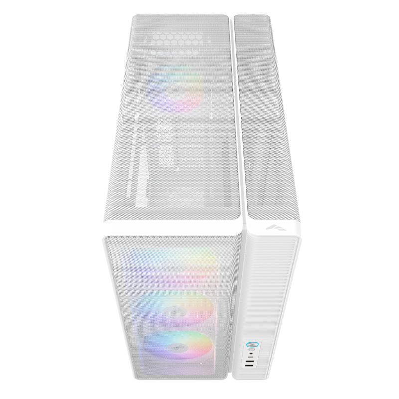 Корпус для ПК Sama S50, Midi Tower, белый, под ATX, mATX, Mini-ITX, подсветка ARGB, фото 10