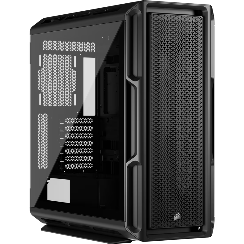 Корпус для ПК Corsair 5000T, Midi Tower, чёрный, под ATX, E-ATX, mATX, Mini-ITX