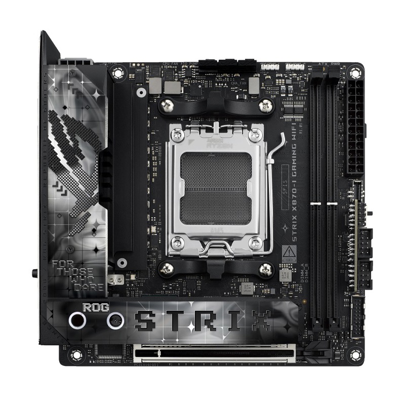 Материнская плата ASUS ROG STRIX X870-I WIFI, AM5, AMD X870, Mini-ITX, DDR5, фото 2