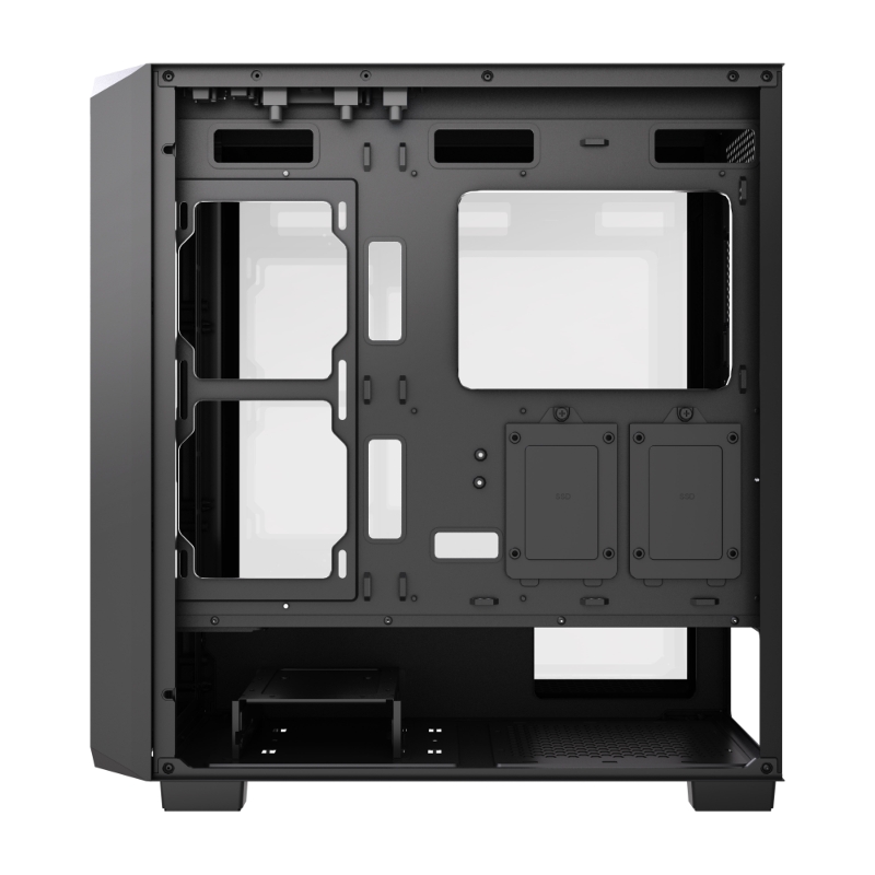 Корпус для ПК Hspd F750, Midi Tower, чёрный, под ATX, mATX, Mini-ITX, фото 5