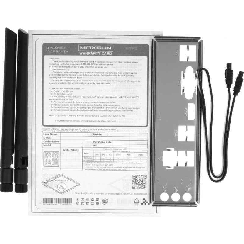 Материнская плата Maxsun MS-Challenger B760M-F WIFI, LGA1700, Intel B760, Micro-ATX, DDR4, фото 6