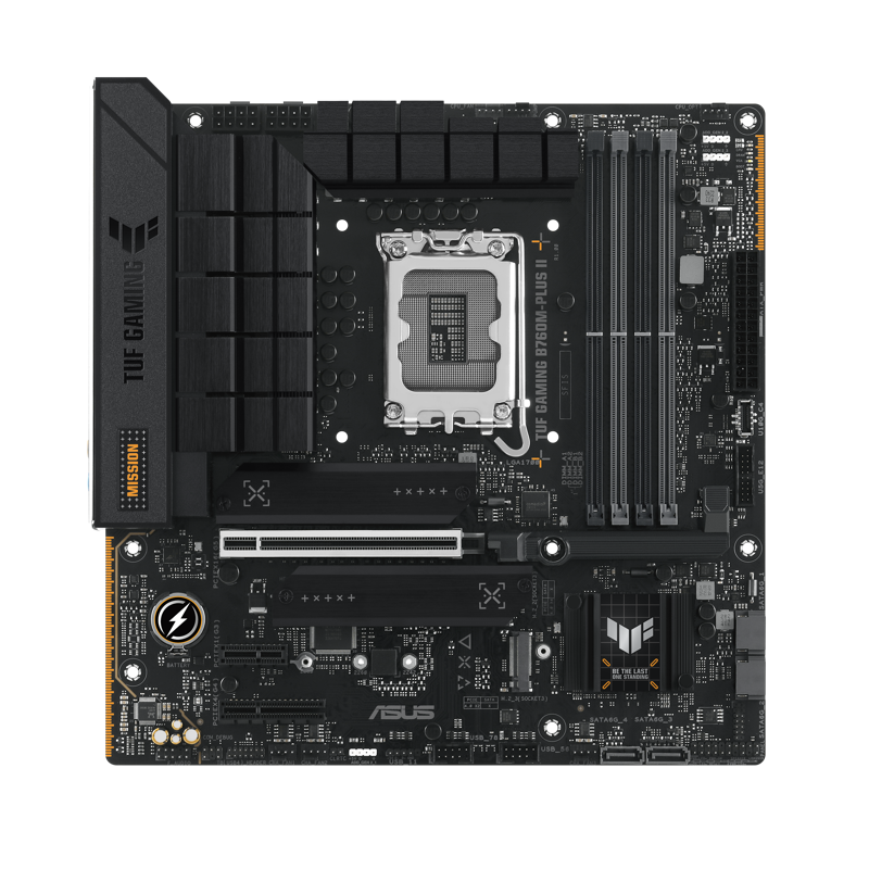 Материнская плата ASUS TUF B760M-PLUS II, LGA1700, Intel B760, mATX, DDR5