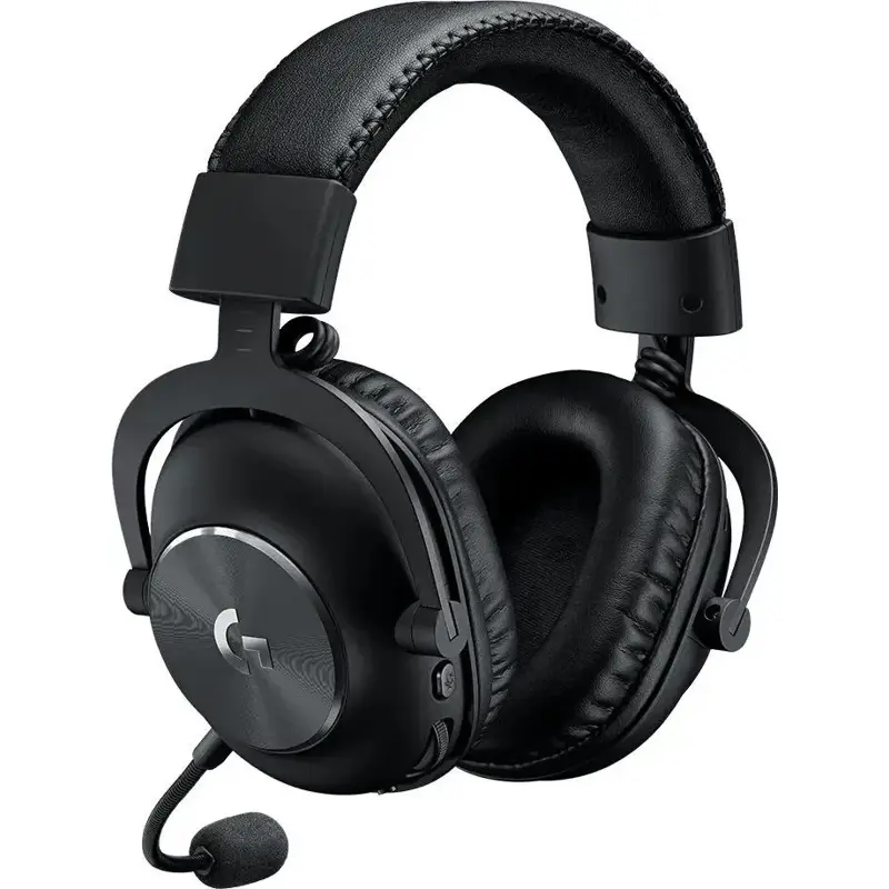 Гарнитура Logitech G PRO X 2 LIGHTSPEED, радиоканал, Mini-jack, полноразмерные, чёрный, для геймеров, фото 3