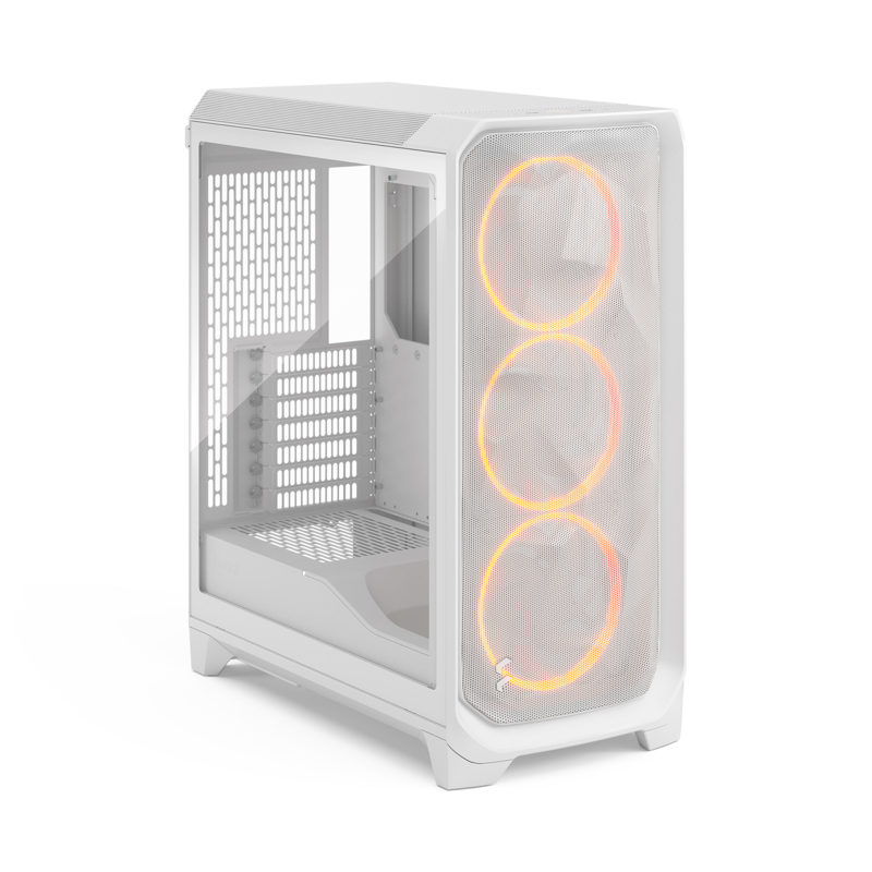 Корпус для ПК Fractal Design Meshify 3 RGB TG Clear Tint, Midi Tower, белый, подсветка ARGB, фото 14
