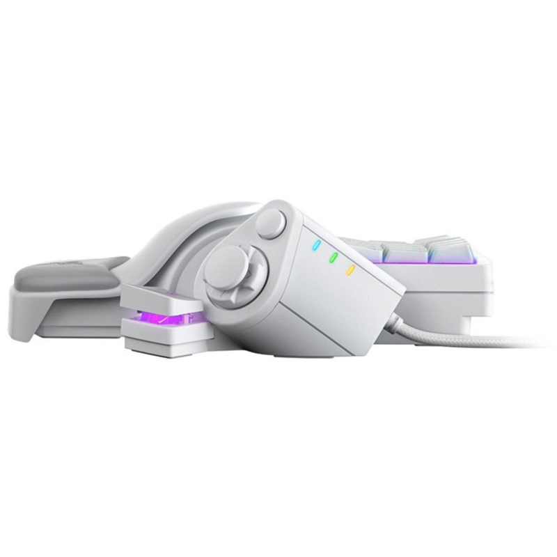 Клавиатура Razer Tartarus Pro Mercury, проводное подключение, USB-A, механические, белый, подсветка, фото 15
