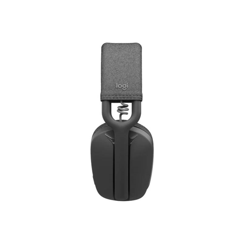 Гарнитура Logitech ZONE Vibe 100 - GRAPHITE, Bluetooth 5.2, полноразмерные, серый, микрофон поворотный, фото 4
