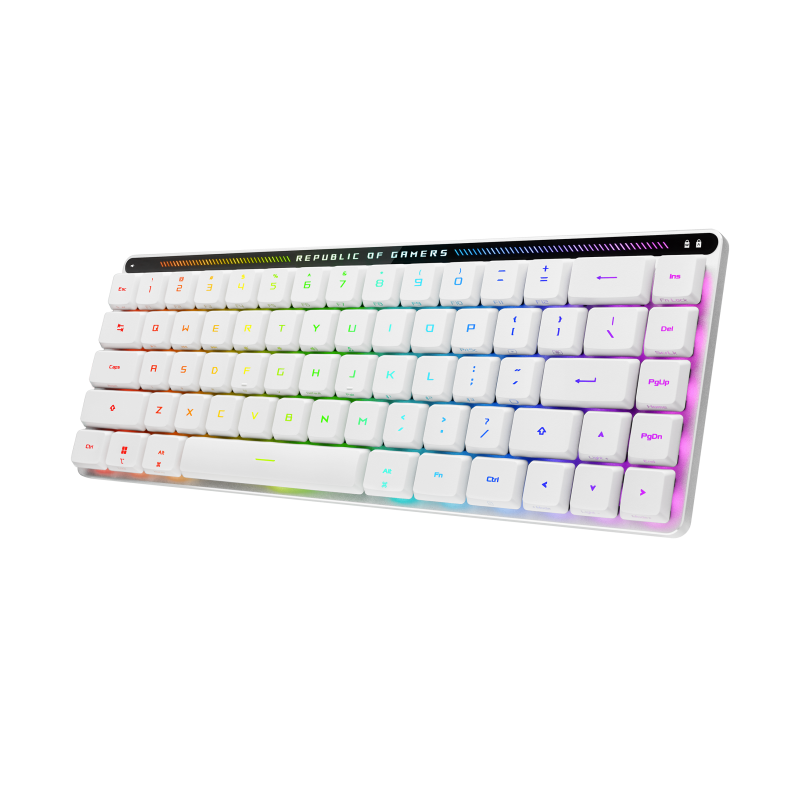 Клавиатура ASUS M603 FALCHION RX LP, USB-C, Bluetooth, белый, подсветка, фото 5