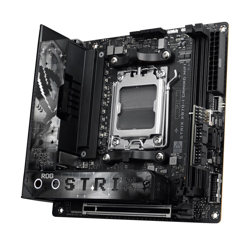 Материнская плата ASUS ROG STRIX X870-I WIFI, AM5, AMD X870, Mini-ITX, DDR5, фото 4