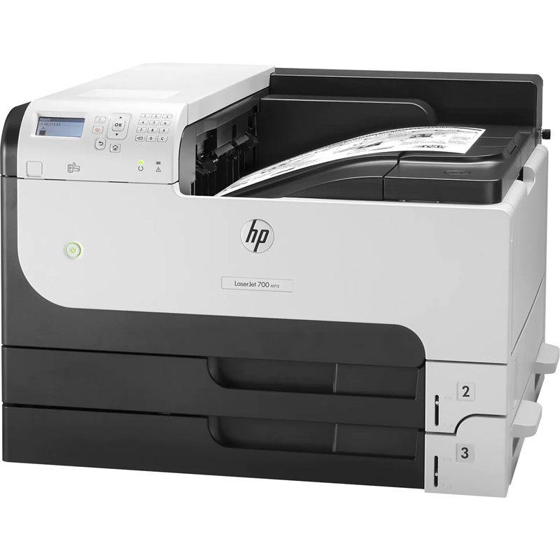 Принтер лазерный HP LaserJet Enterprise 700 M712dn, A3, 41 стр./мин, двусторонняя печать, USB, LAN, фото 2
