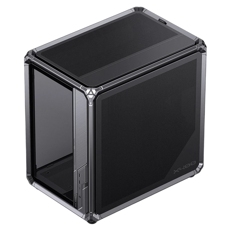 Корпус для ПК Jonsbo X400 Pro, Midi Tower, серый, под ATX, mATX, mITX, материал закалённое стекло, сталь, фото 6