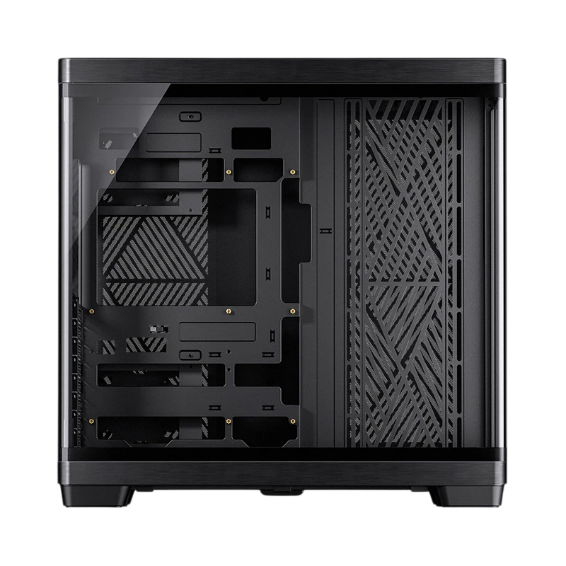 Корпус для ПК Jonsbo TK-4, Midi Tower, чёрный, под ATX, mATX, mITX, материал закалённое стекло, сталь, фото 2