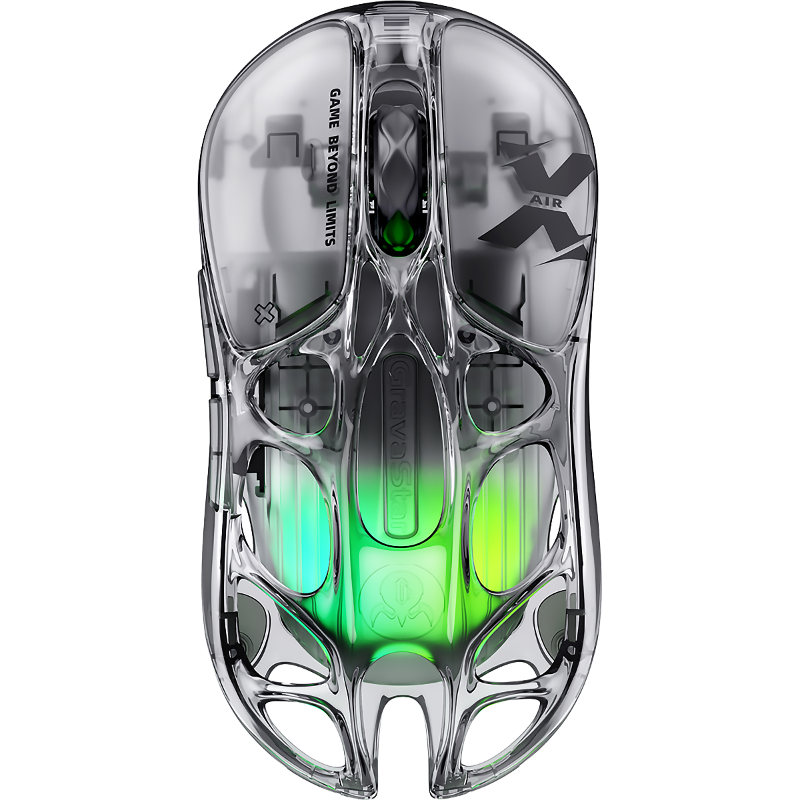 Мышь Gravastar Mercury X AIR XTAL NB, беспроводное подключение, белый