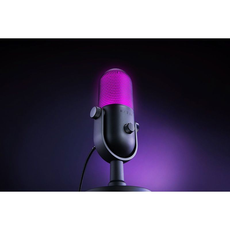 Микрофон Razer Seiren V3 Chroma, проводное подключение, USB Type-A, настольный, Black, фото 32