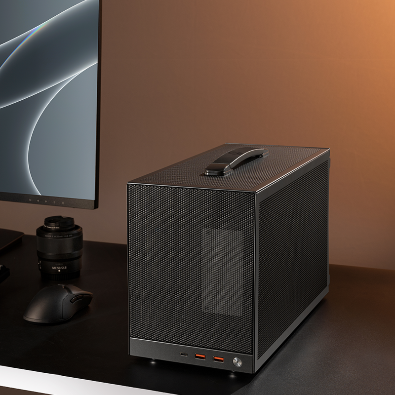 Корпус для ПК PcCooler K101 MESH GY 3F, Mini Tower, серый, под Mini-ITX, материал сталь, фото 8